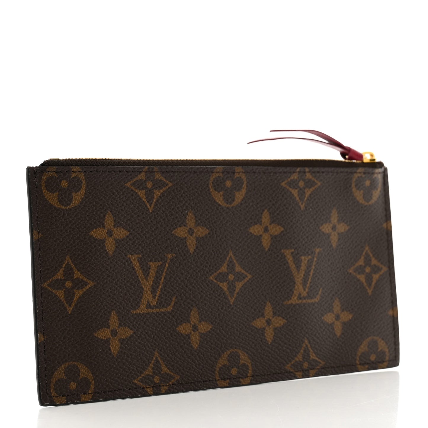 Monogram Felicie Chain Wallet Zippered Insert Fuchsia