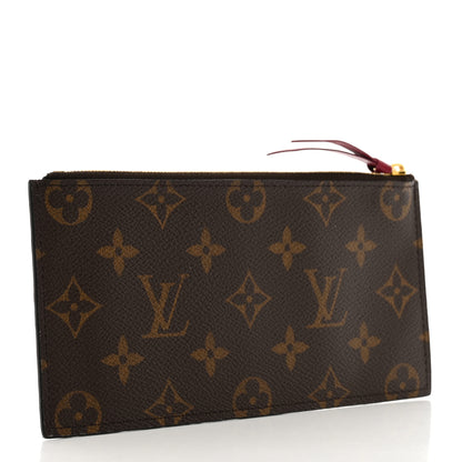 Louis Vuitton Monogram Felicie Chain Wallet Zippered Insert Fuchsia 3 of 7