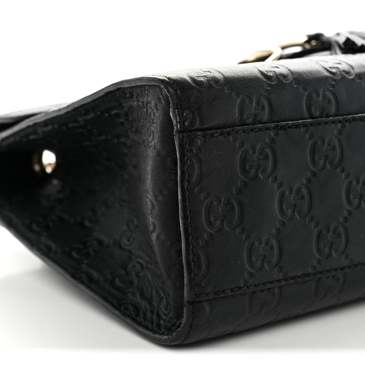 Guccissima Medium Emily Chain Shoulder Bag Black