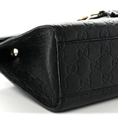 Gucci Guccissima Medium Emily Chain Shoulder Bag Black 9 of 15
