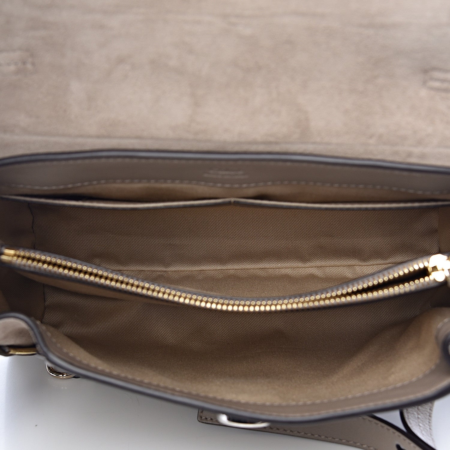 Chloe Calfskin Small Faye Day Shoulder Bag Motty Grey 6 of 12