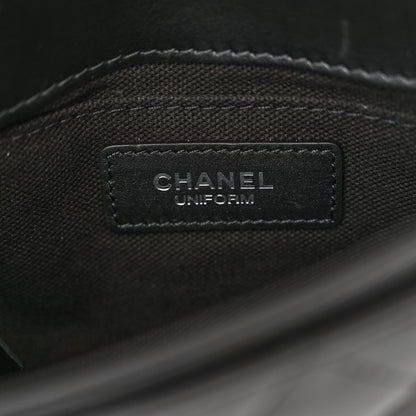 Chanel Calfskin Quilted CC Uniform Flap Belt Bag Black 6 of 11