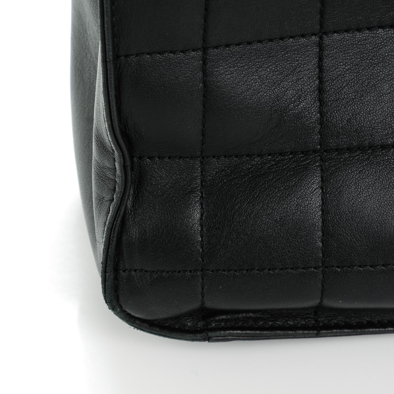 Chanel Lambskin Square Stitched Tote Black 9 of 9
