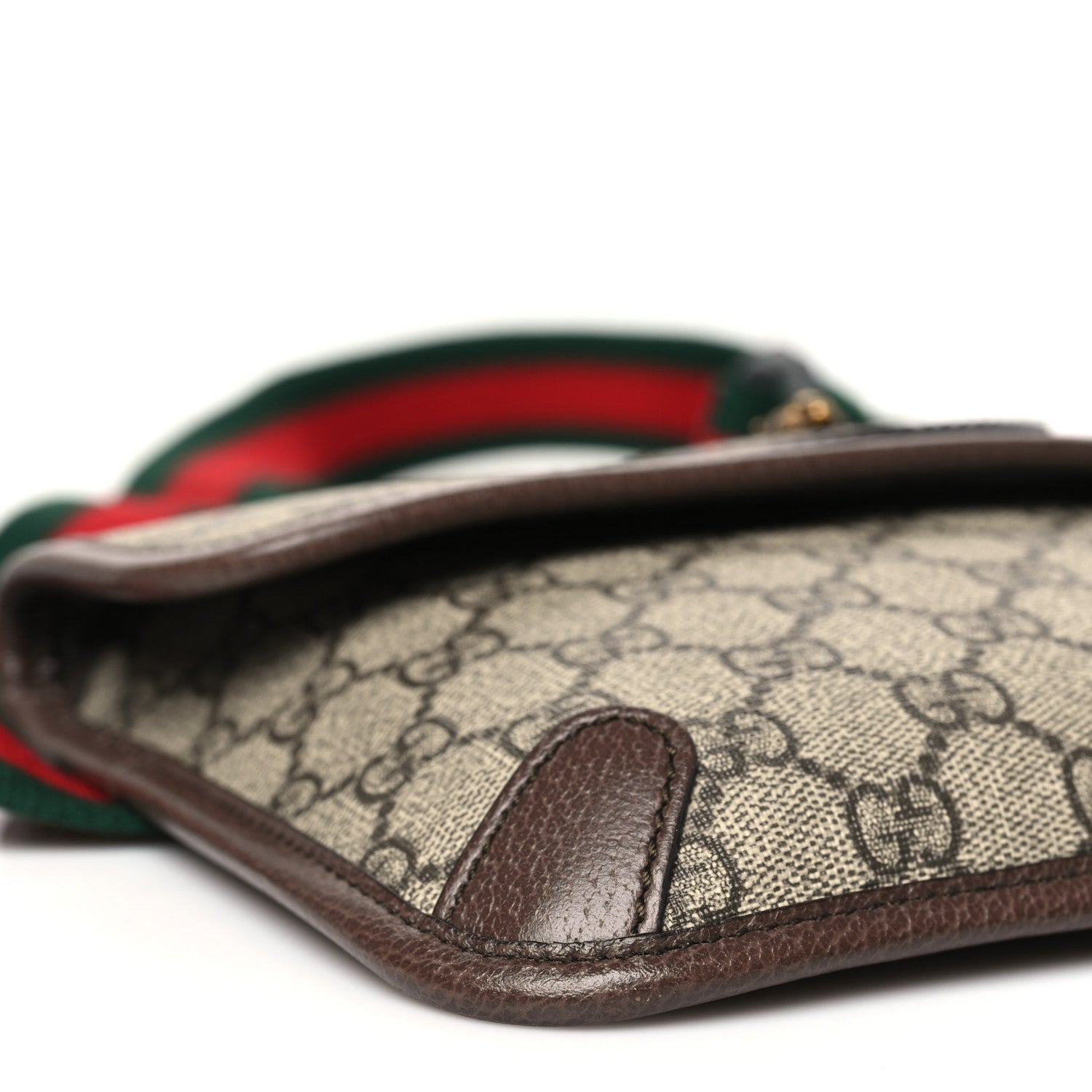 Gucci GG Supreme Monogram Neo Vintage Web Belt Bag Brown 9 of 10