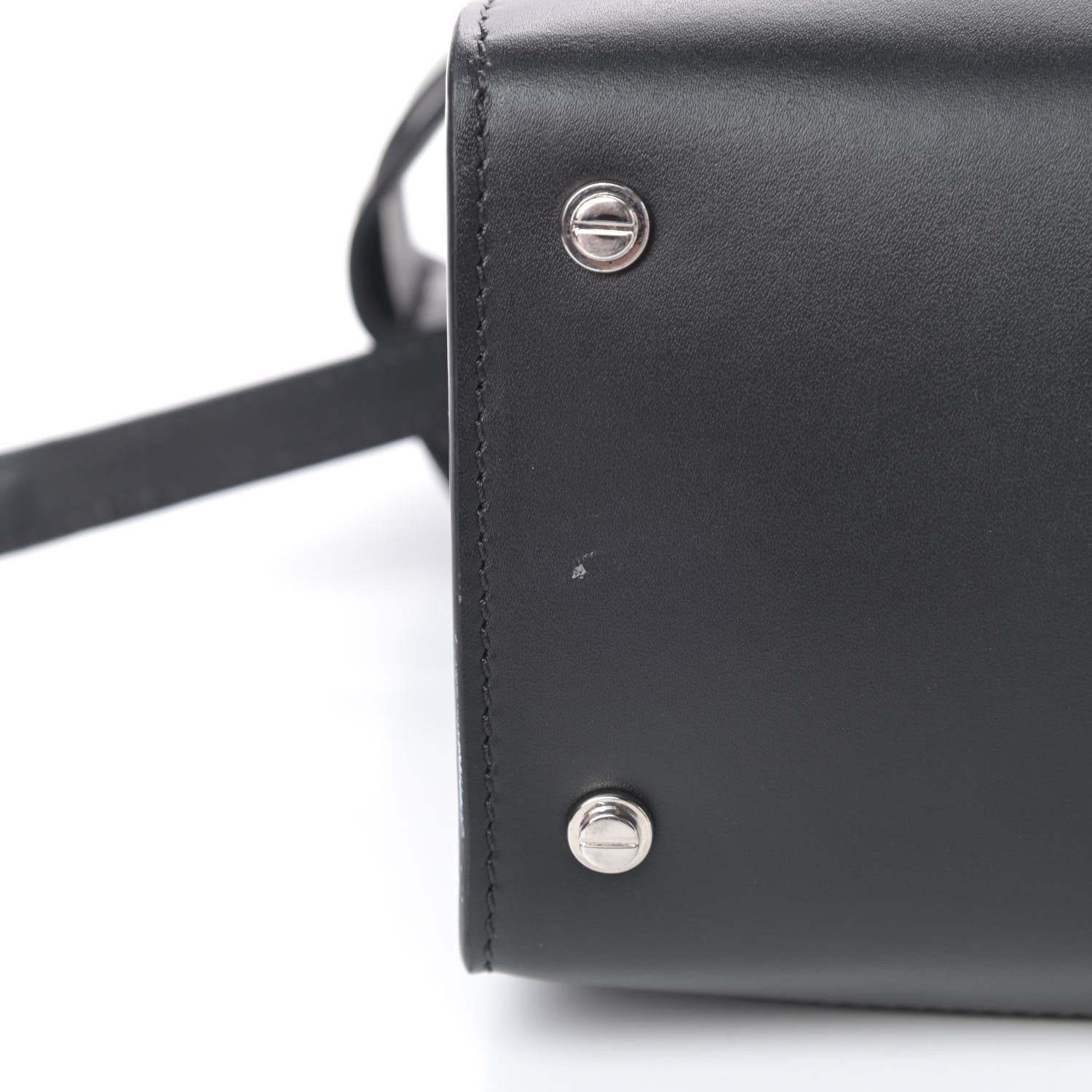 Givenchy Smooth Calfskin Small Horizon Satchel Black 13 of 15