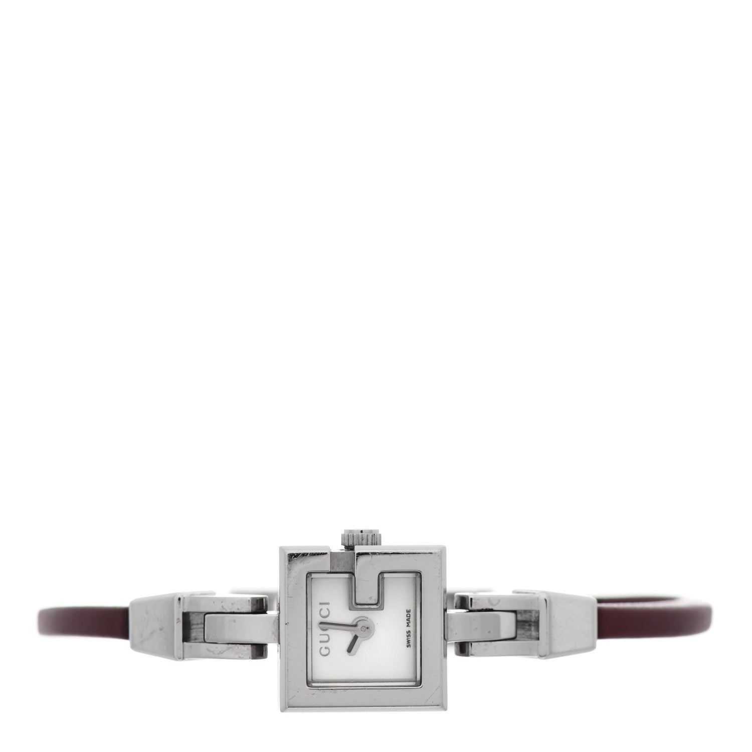 Gucci Stainless Steel Calfskin Mother of Pearl 14mm 102 G-Mini Quartz Watch 2 of 7