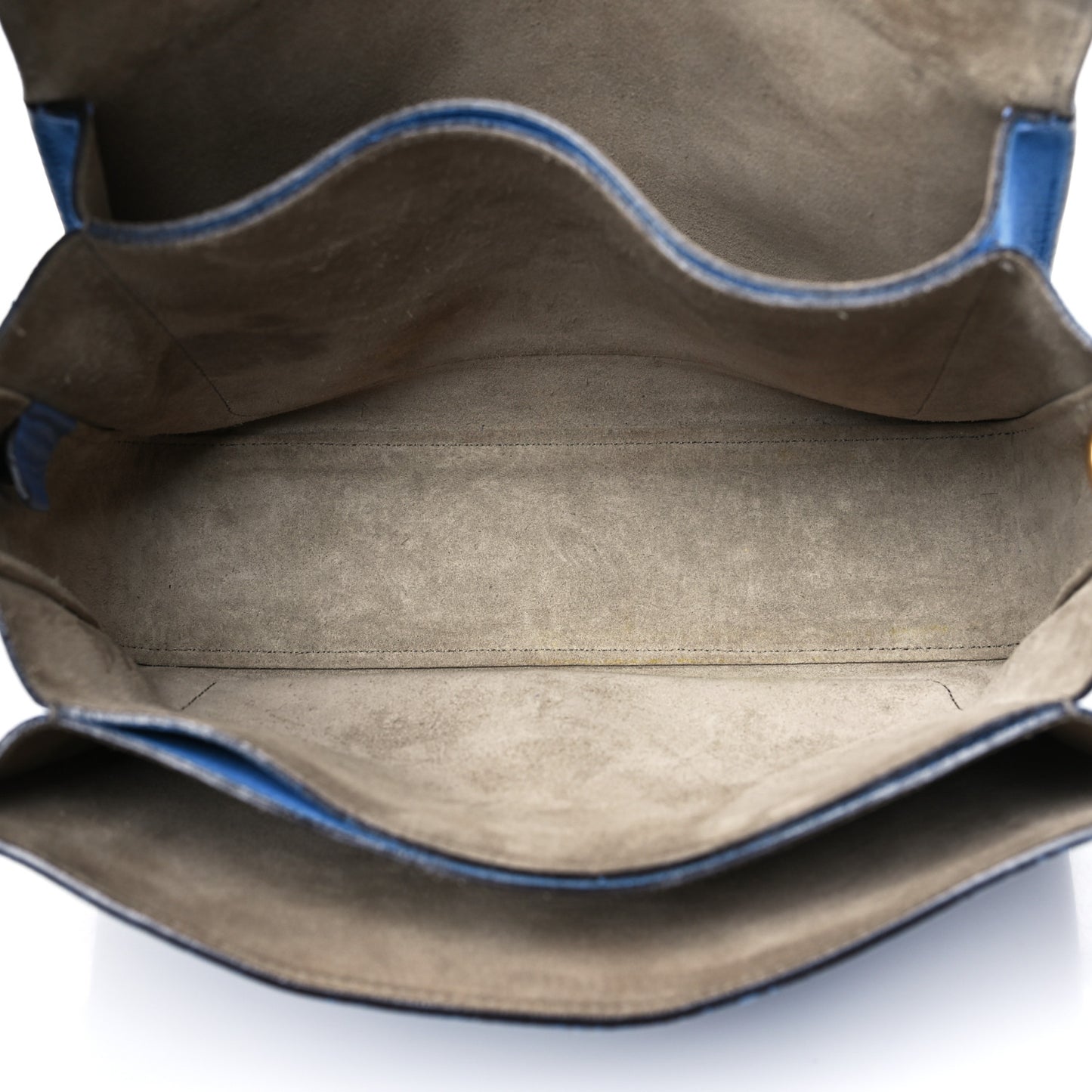 Soft Suede Small Jackie Shoulder Bag Cerulean Blue