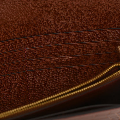 Hermes Shiny Alligator Kelly Longue Wallet Miel 7 of 11