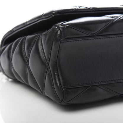 Louis Vuitton Lambskin Malletage GO-14 MM Black 8 of 10