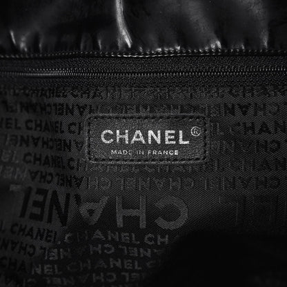 Chanel Vinyl XL Coco Cabas Black 6 of 8