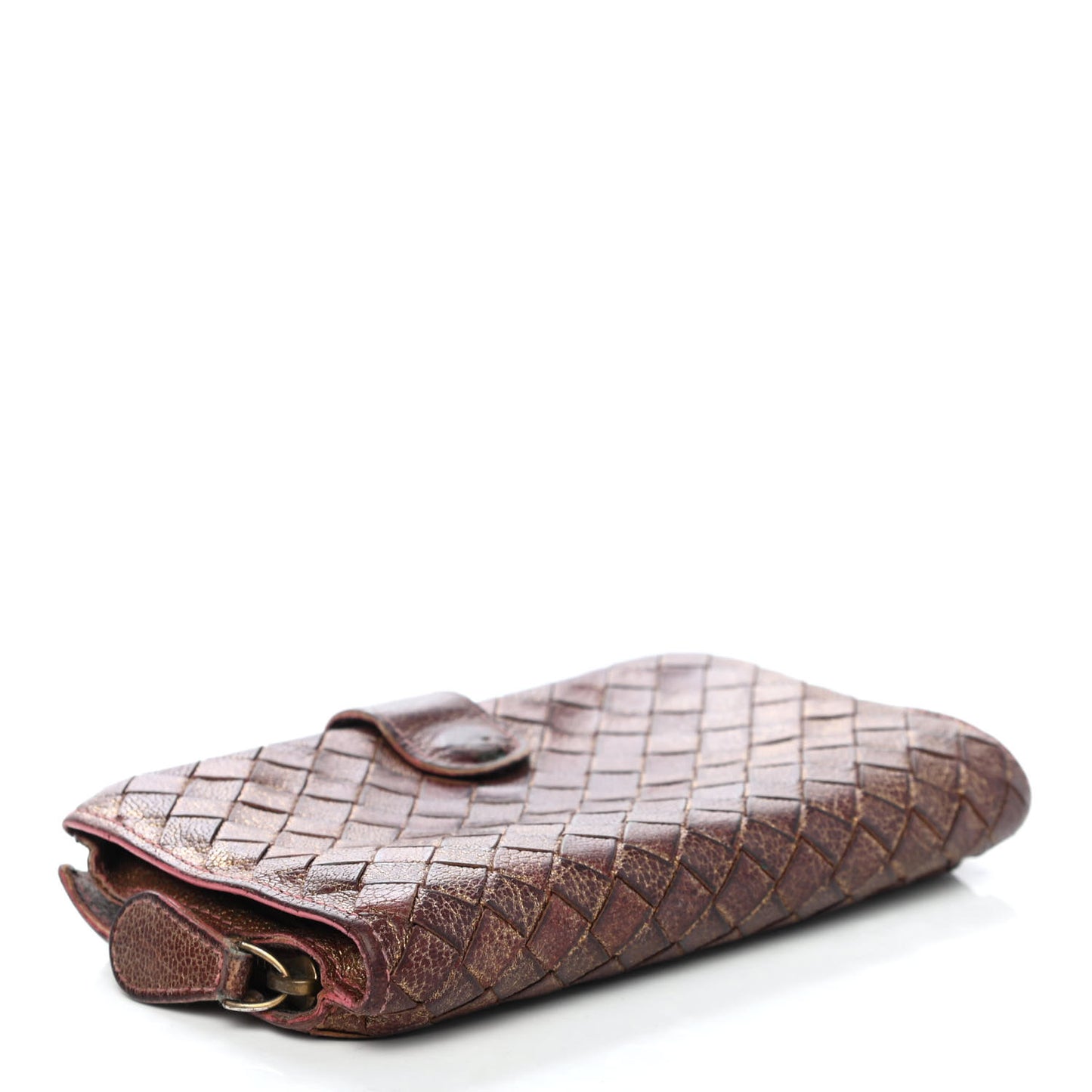 Nappa Intrecciato Continental Snap Wallet