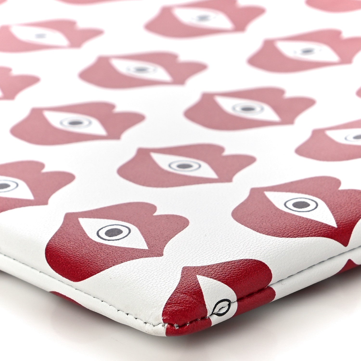 Celine X ANNELI SANAYE HENRIKSSON Smooth Calfskin Telepathic Pouch Red White 9 of 9