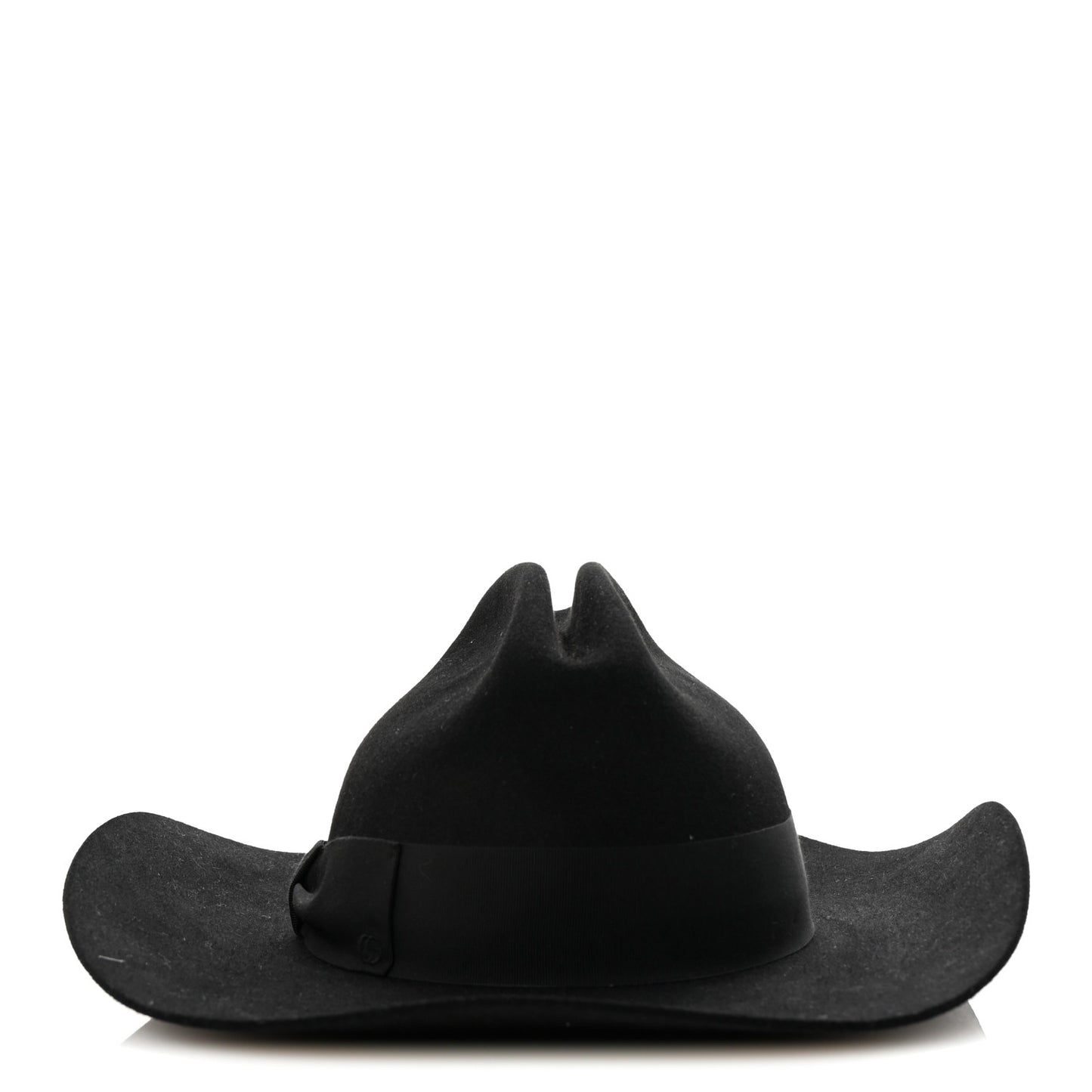 Felt Dallas Wide Brim Hat S Black