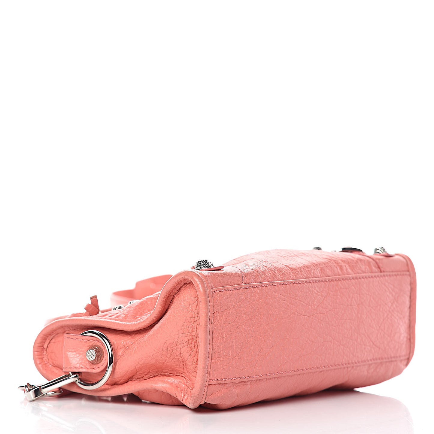 Agneau Giant 12 Silver Hardware Mini City Rose Azalee