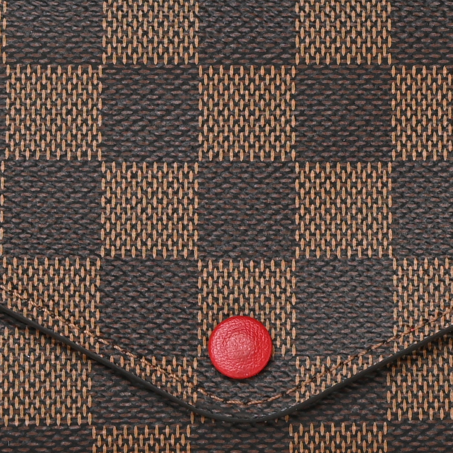 Louis Vuitton Damier Ebene Josephine Wallet Red 8 of 8