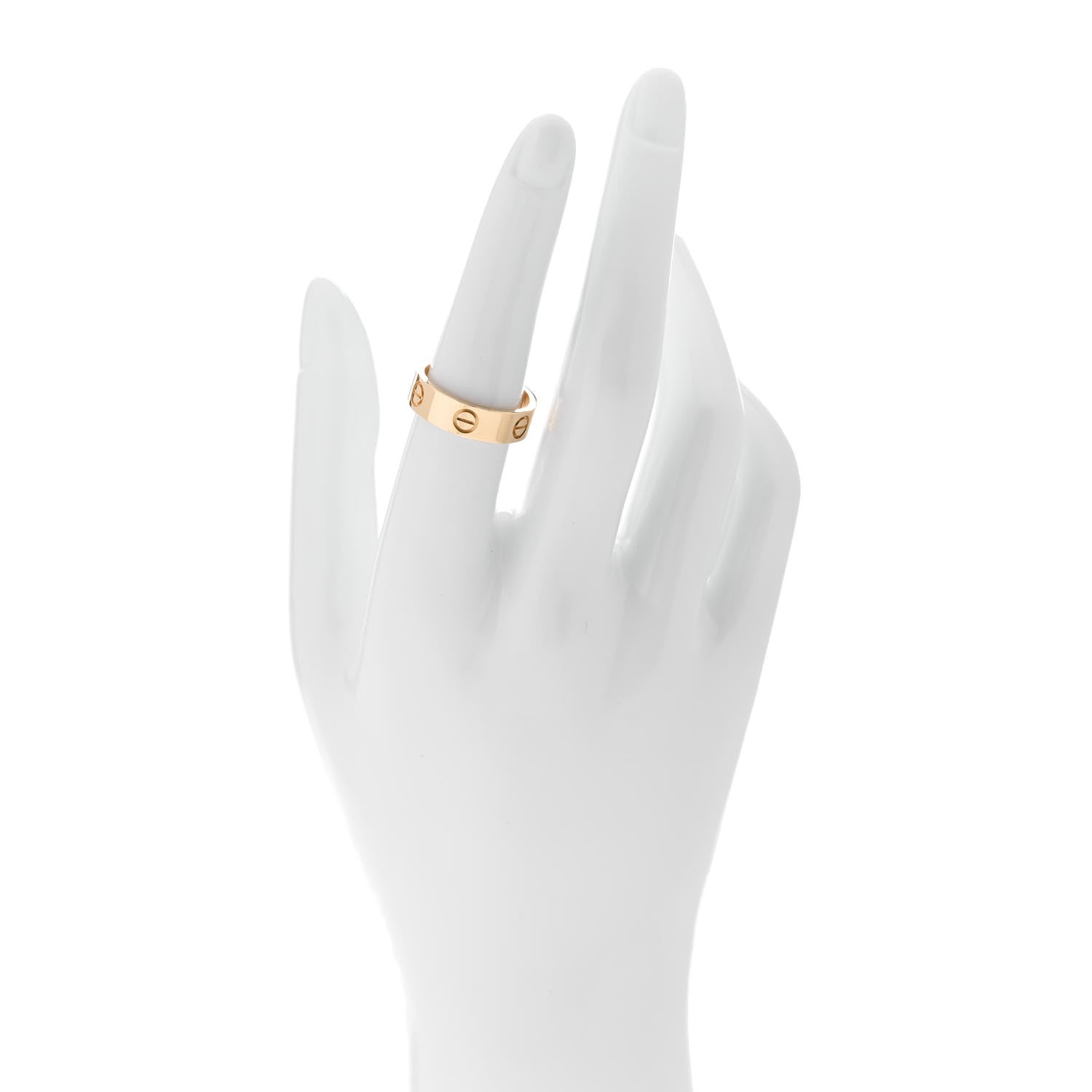 Cartier 18K Yellow Gold 5.5mm LOVE Ring 54 7 2 of 4