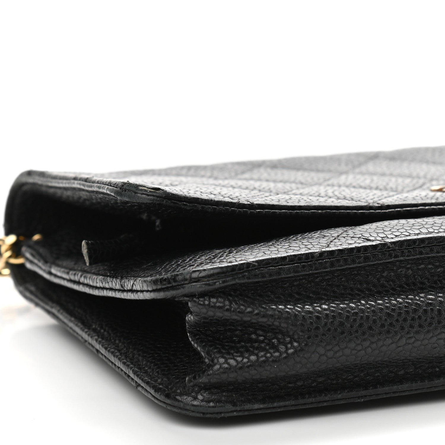 Chanel Caviar Quilted Wallet On Chain WOC Black 9 of 12