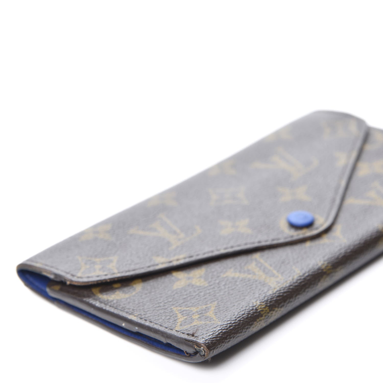 Louis Vuitton Monogram Josephine Wallet Blue 8 of 11