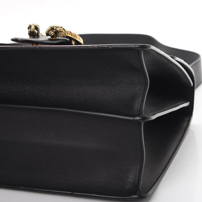 Gucci Calfskin Bamboo Web Large Dionysus Top Handle Bag Black Bright Evergreen Hibiscus Red 14 of 15