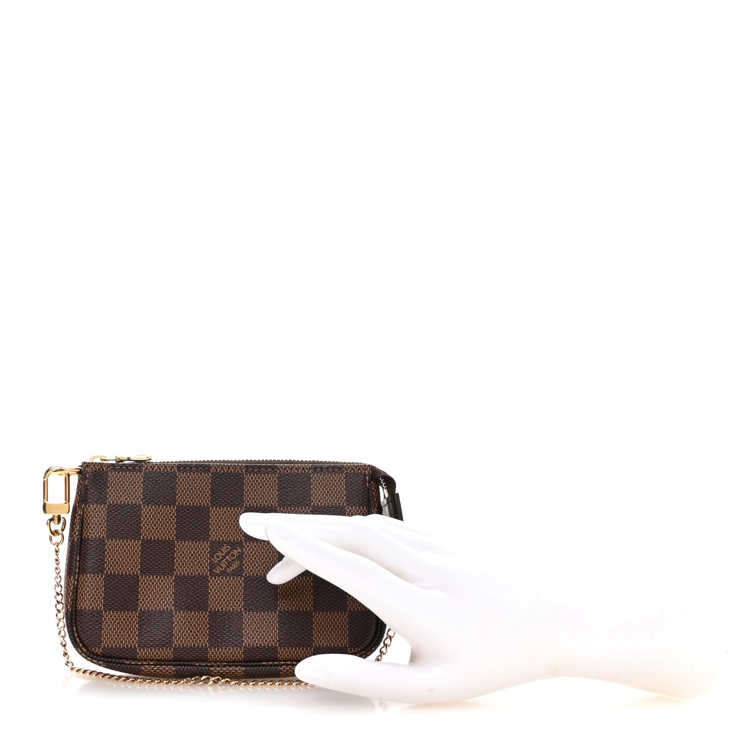 Louis Vuitton Damier Ebene Mini Pochette Accessories 2 of 8