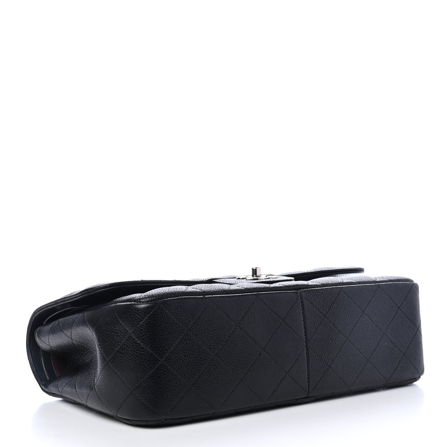Chanel Caviar Quilted Jumbo Double Flap Black 3 of 4