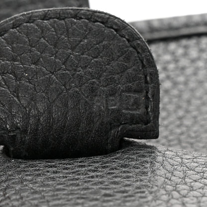 Hermes Taurillon Clemence Evelyne II GM Black 7 of 10