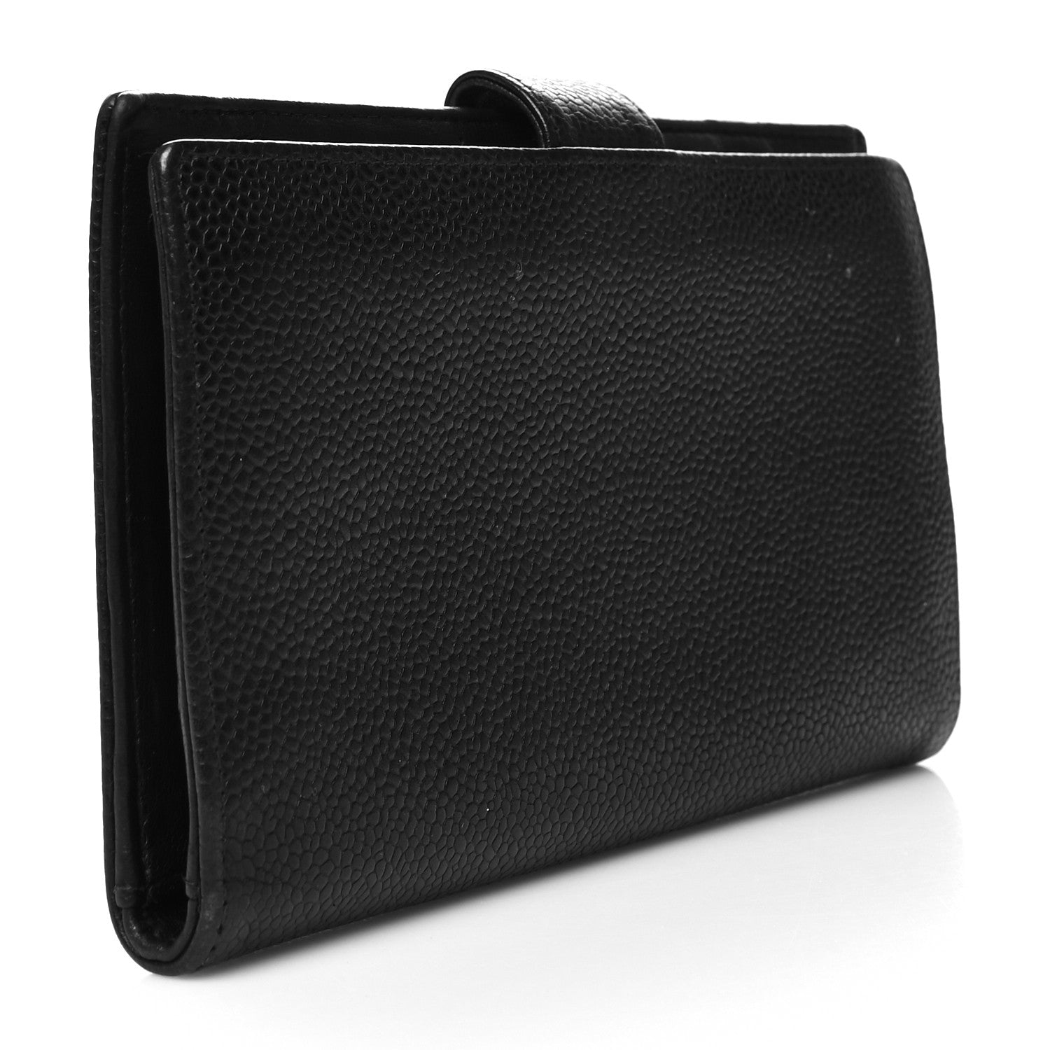 Chanel Caviar Timeless CC French Wallet Black 3 of 11