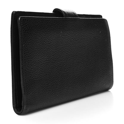 Chanel Caviar Timeless CC French Wallet Black 3 of 11