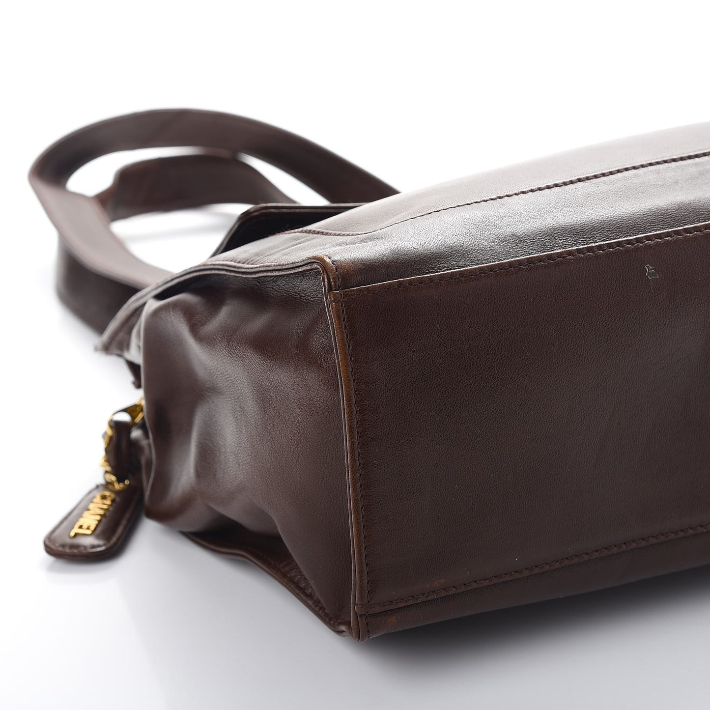 Lambskin CC Tote Brown