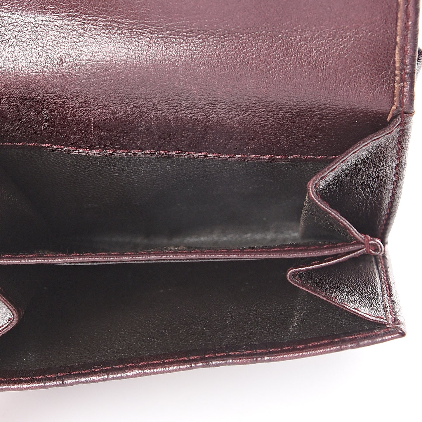 Guccissima Lovely Heart French Flap Wallet Brown