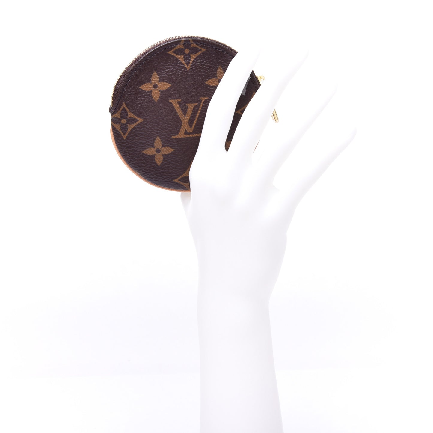 Monogram Round Coin Purse