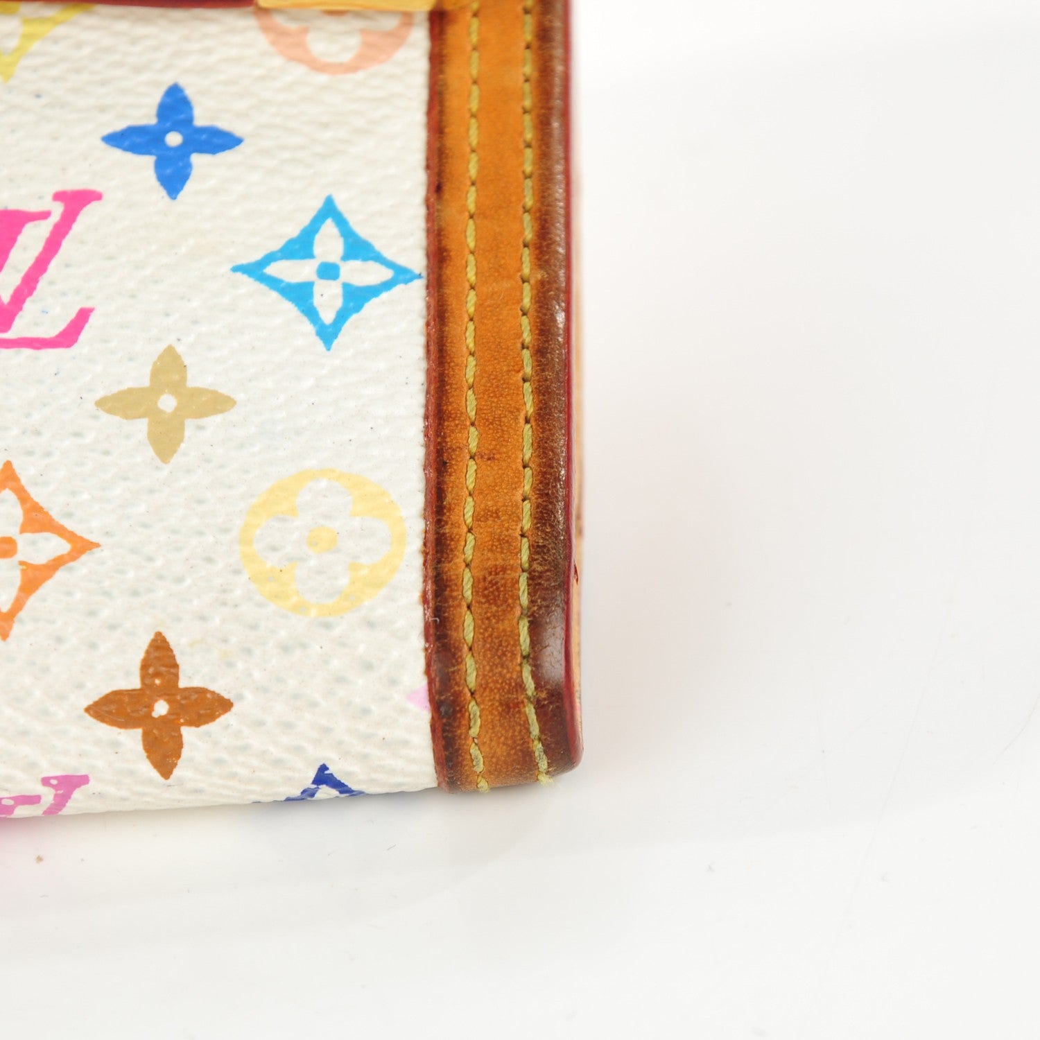 Louis Vuitton Monogram Multicolor Porte Tresor International Wallet White 6 of 14