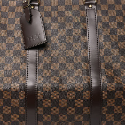 Louis Vuitton Damier Ebene Keepall Bandouliere 55 6 of 10