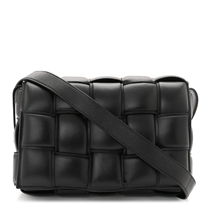 Bottega Veneta Nappa Maxi Intreccio Padded Cassette Crossbody Bag Black 1 of 10
