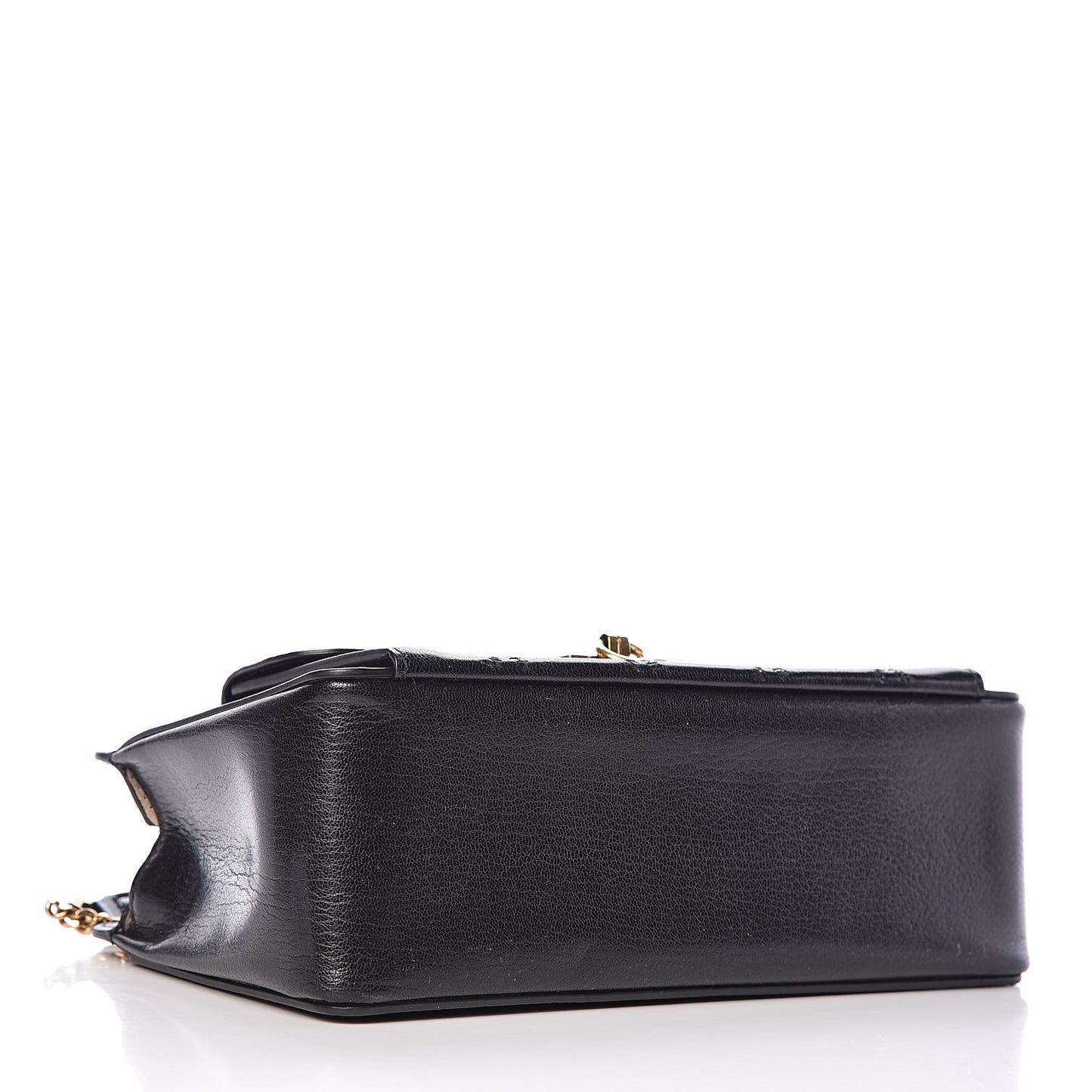 Goatskin Diamond Quilted Pocket Crossbody Black