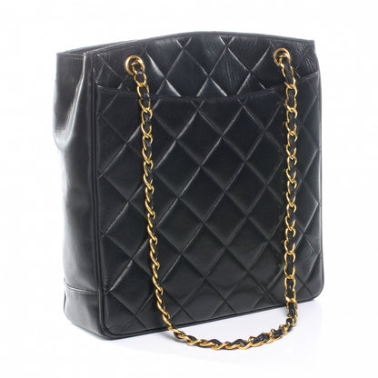 Chanel Lambskin Quilted CC Shoulder Bag Black 3 of 7