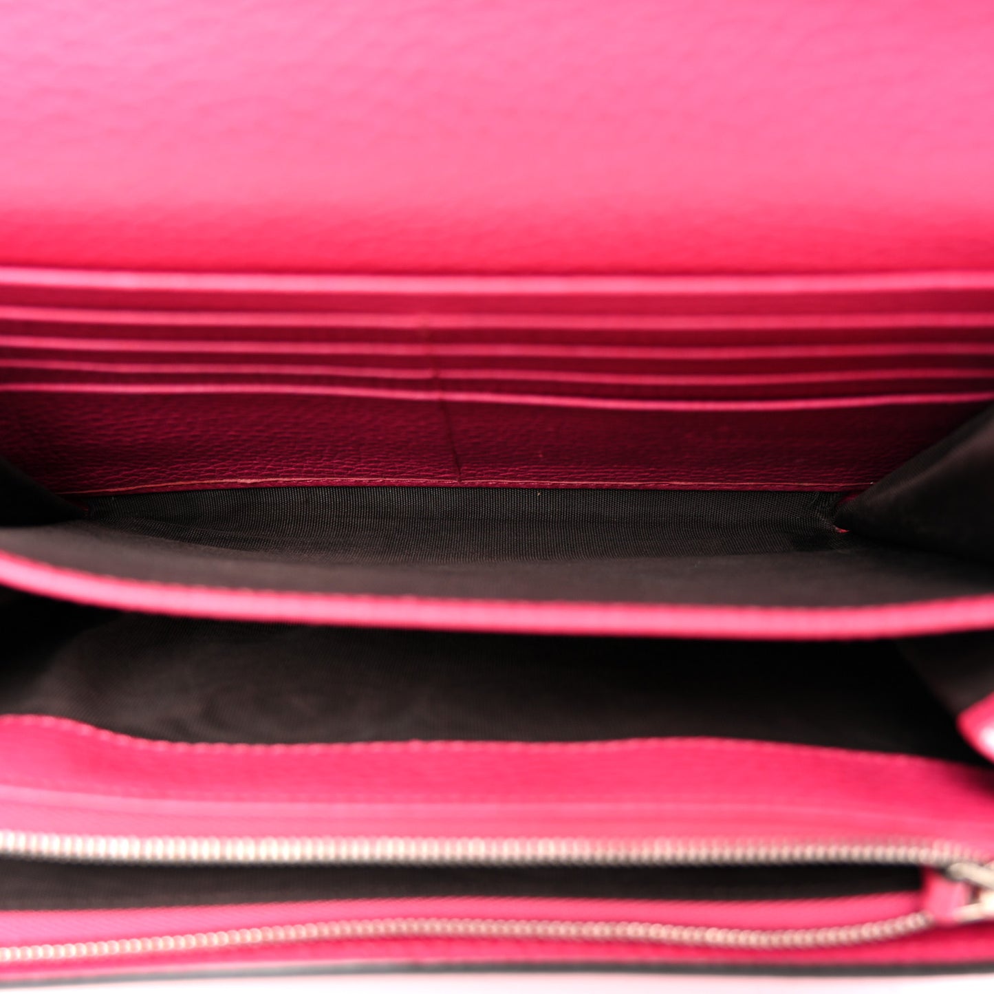 Dollar Calfskin Crystal Mini Dionysus Chain Wallet Box Pink