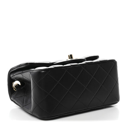 Chanel Lambskin Quilted Mini Square Flap Black 4 of 11