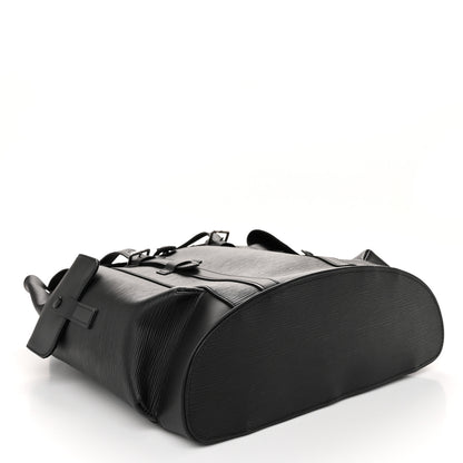 Louis Vuitton Epi Christopher Backpack PM Black 4 of 9