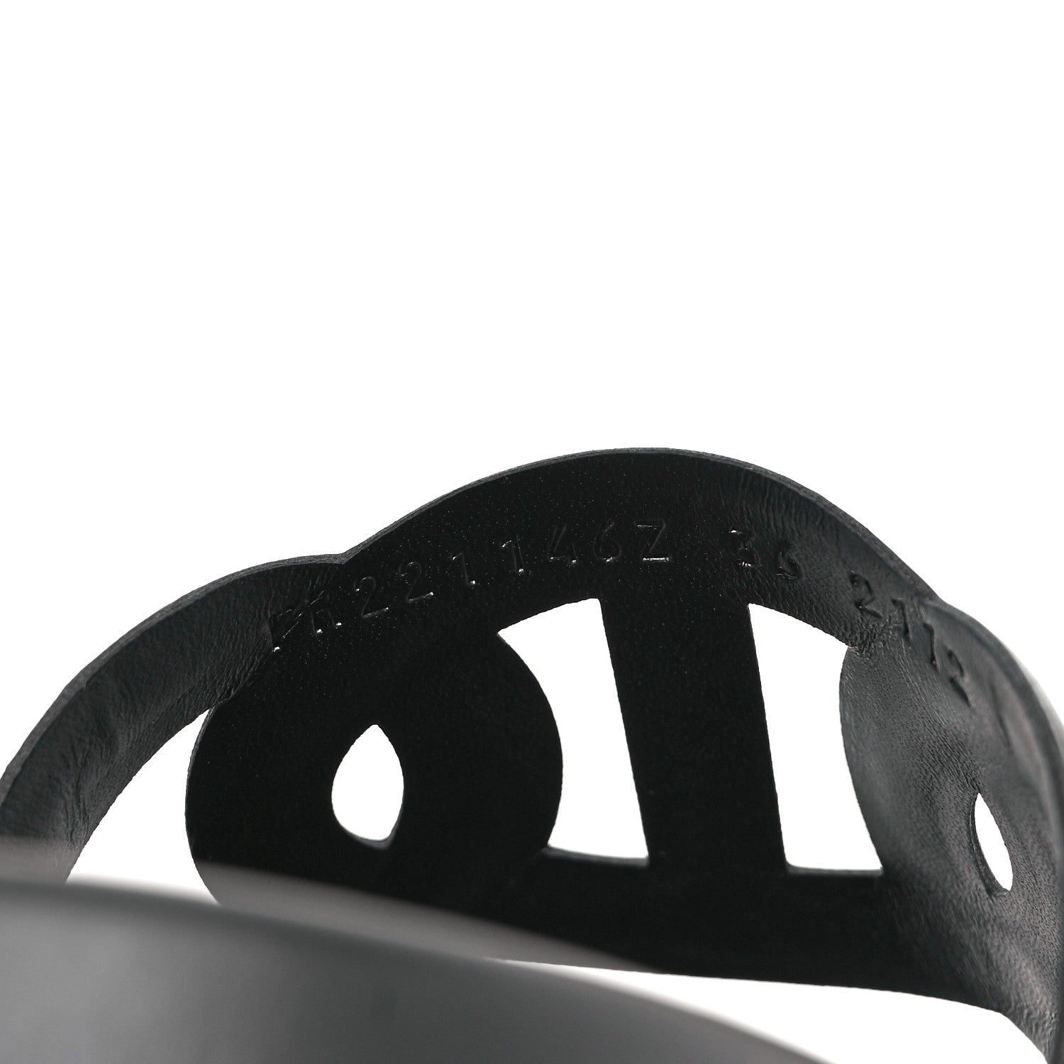 Hermes Nappa Extra Sandals 36 Black 8 of 9