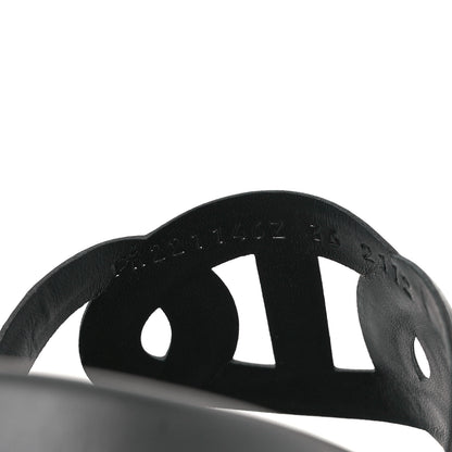 Hermes Nappa Extra Sandals 36 Black 8 of 9