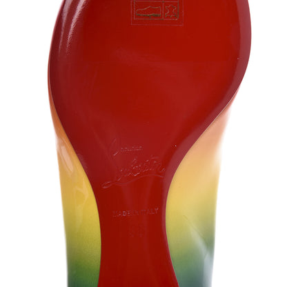 Christian Louboutin Patent Rainbow Ballalla Flats 36 Multicolor 9 of 10