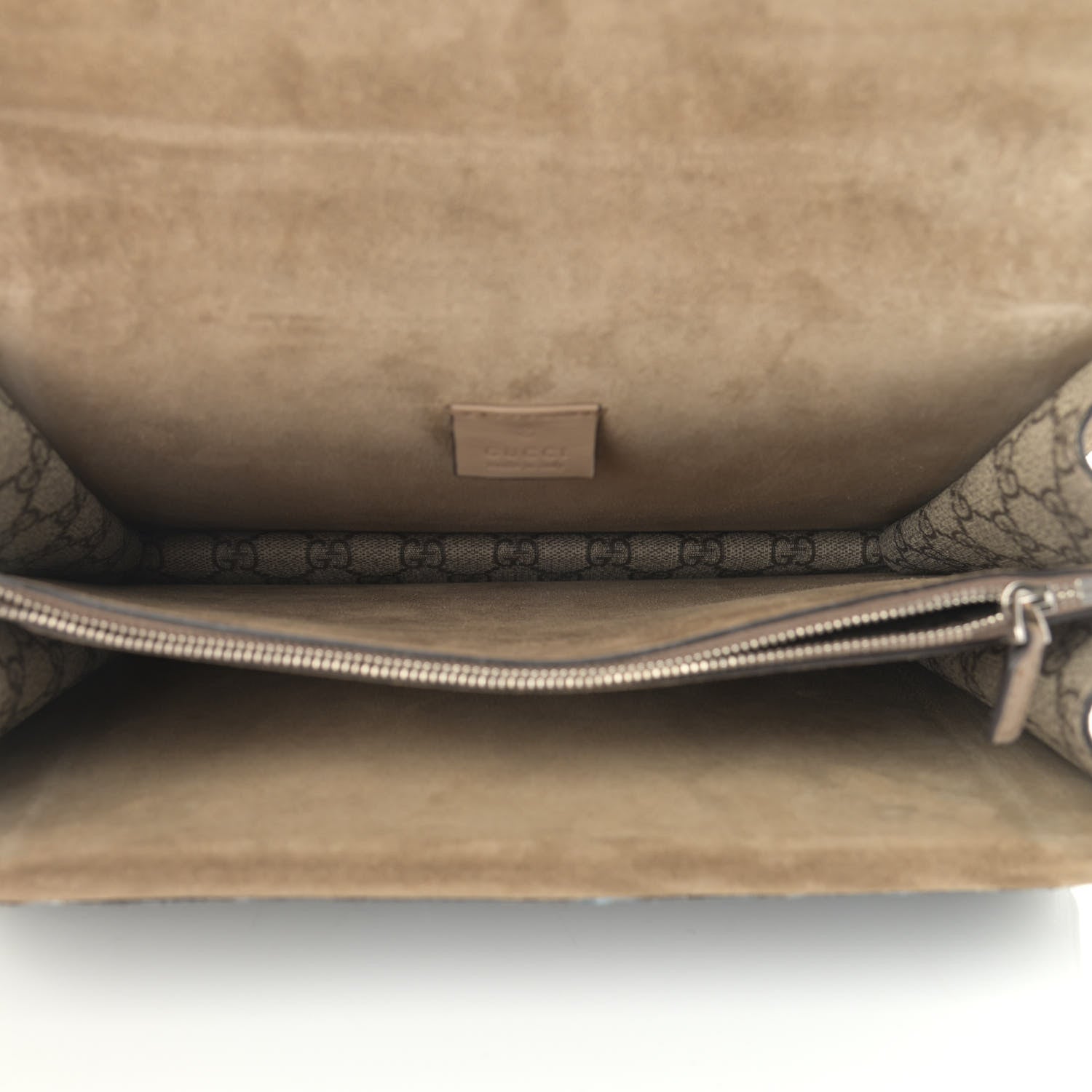 Gucci GG Supreme Monogram Lightning Embroidered Medium Dionysus Shoulder Bag Beige 5 of 11