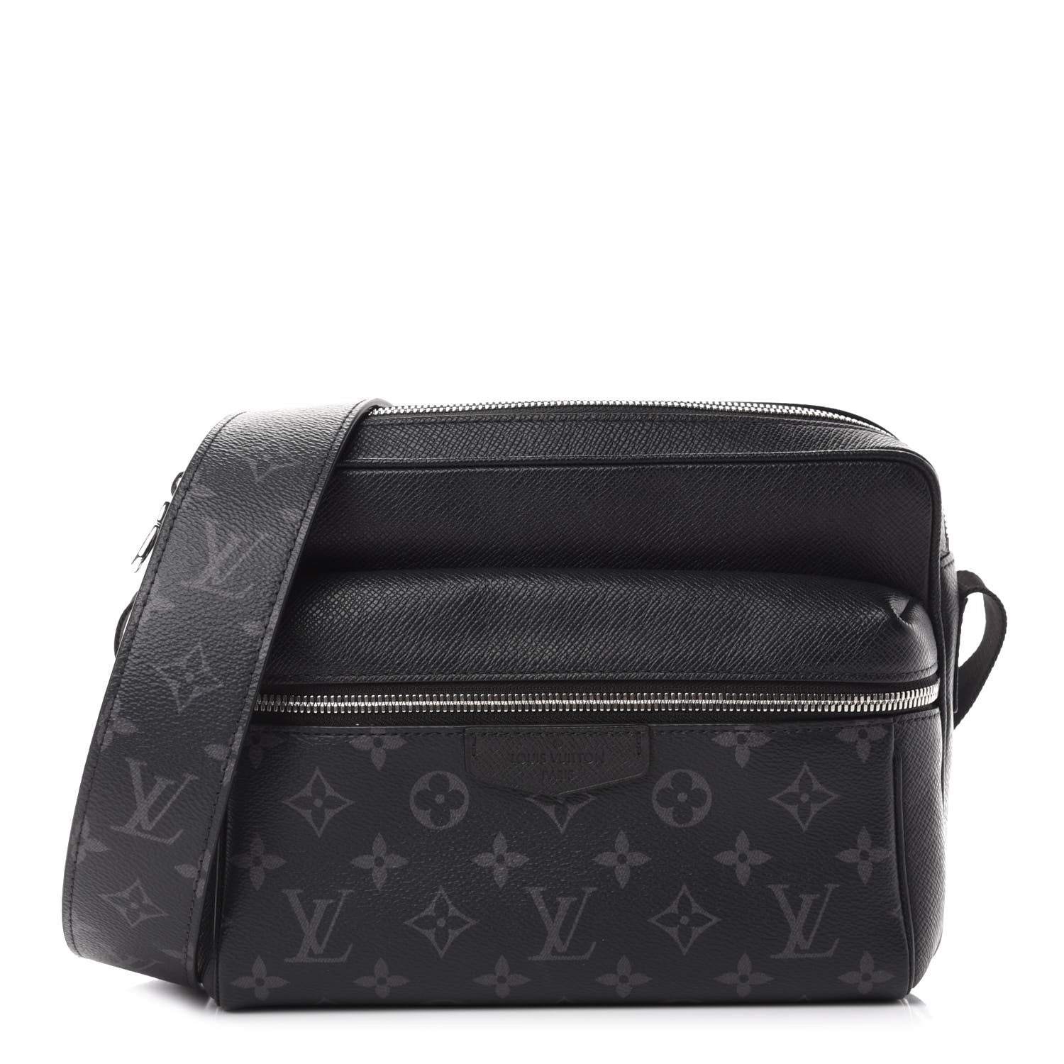 Louis Vuitton Taiga Monogram Eclipse Outdoor Messenger Black 1 of 11