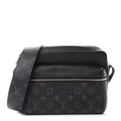 Louis Vuitton Taiga Monogram Eclipse Outdoor Messenger Black 1 of 11
