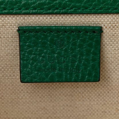 Gucci Pebbled Calfskin Small Dionysus Shoulder Bag Emerald 6 of 13