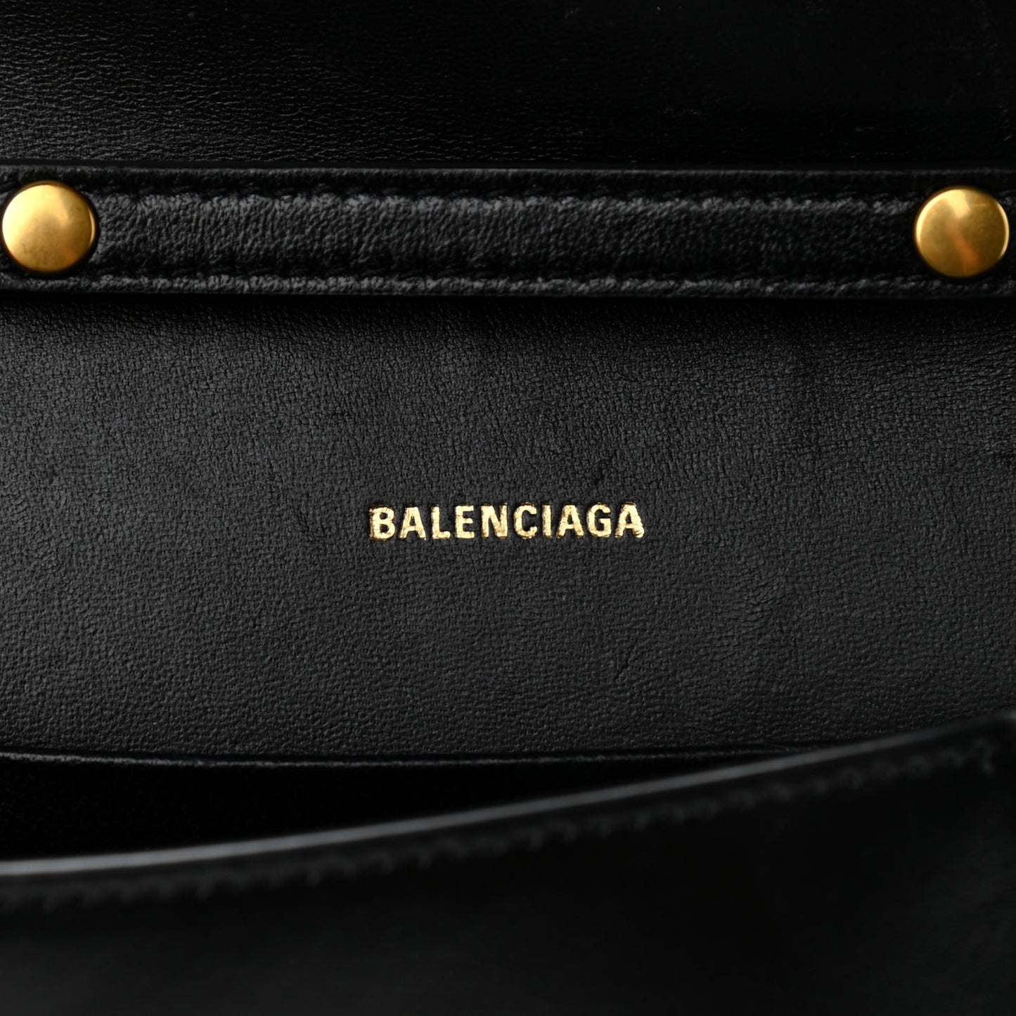 Shiny Box Calfskin Small Hourglass Evening Chain Bag Black