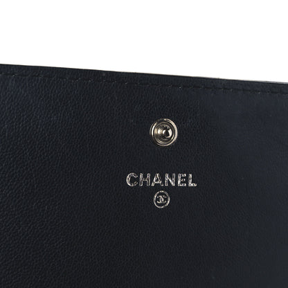 Chanel Lambskin Studded CC Flap Wallet Black 6 of 10