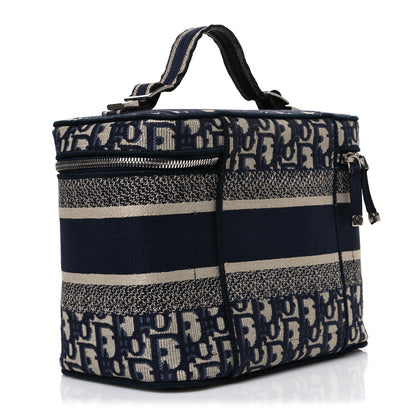 Christian Dior Oblique Diortravel Vanity Case Blue Blue 3 of 8