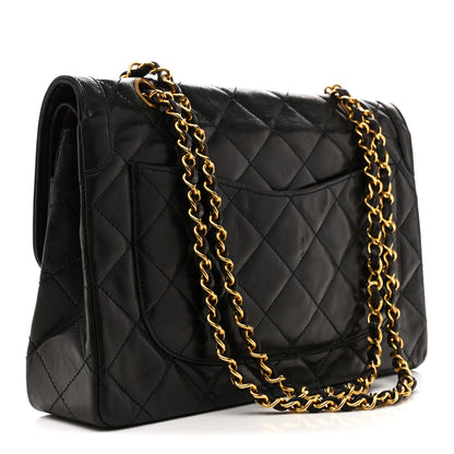 Chanel Lambskin Quilted Medium Single Flap Black 3 of 14
